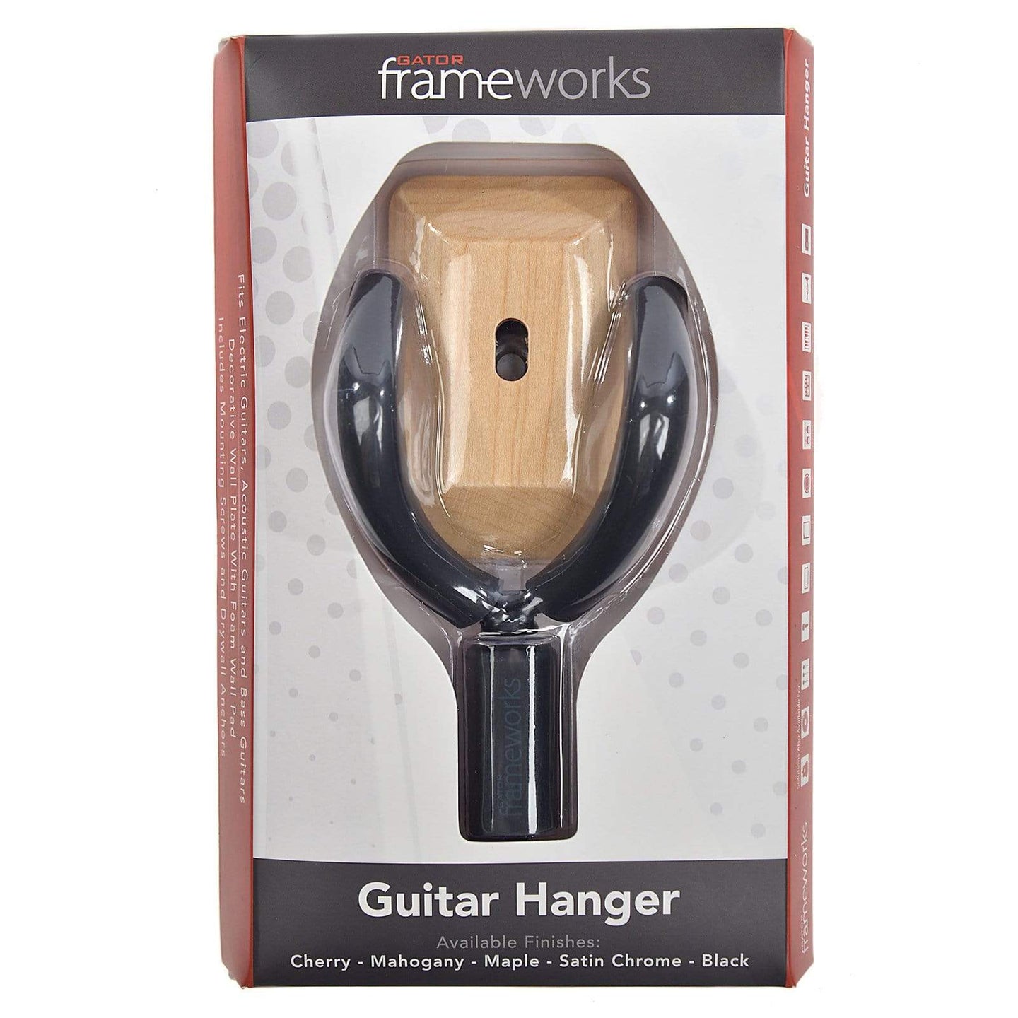 Gator Frameworks Wall Mount Guitar Hanger Maple Chicago Music Exchange