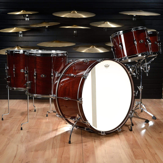 George Way 13/14/16/18/26 5pc. Tradition Mahogany Drum Kit Wine Red w/Ahead Cases Drums and Percussion / Acoustic Drums / Full Acoustic Kits