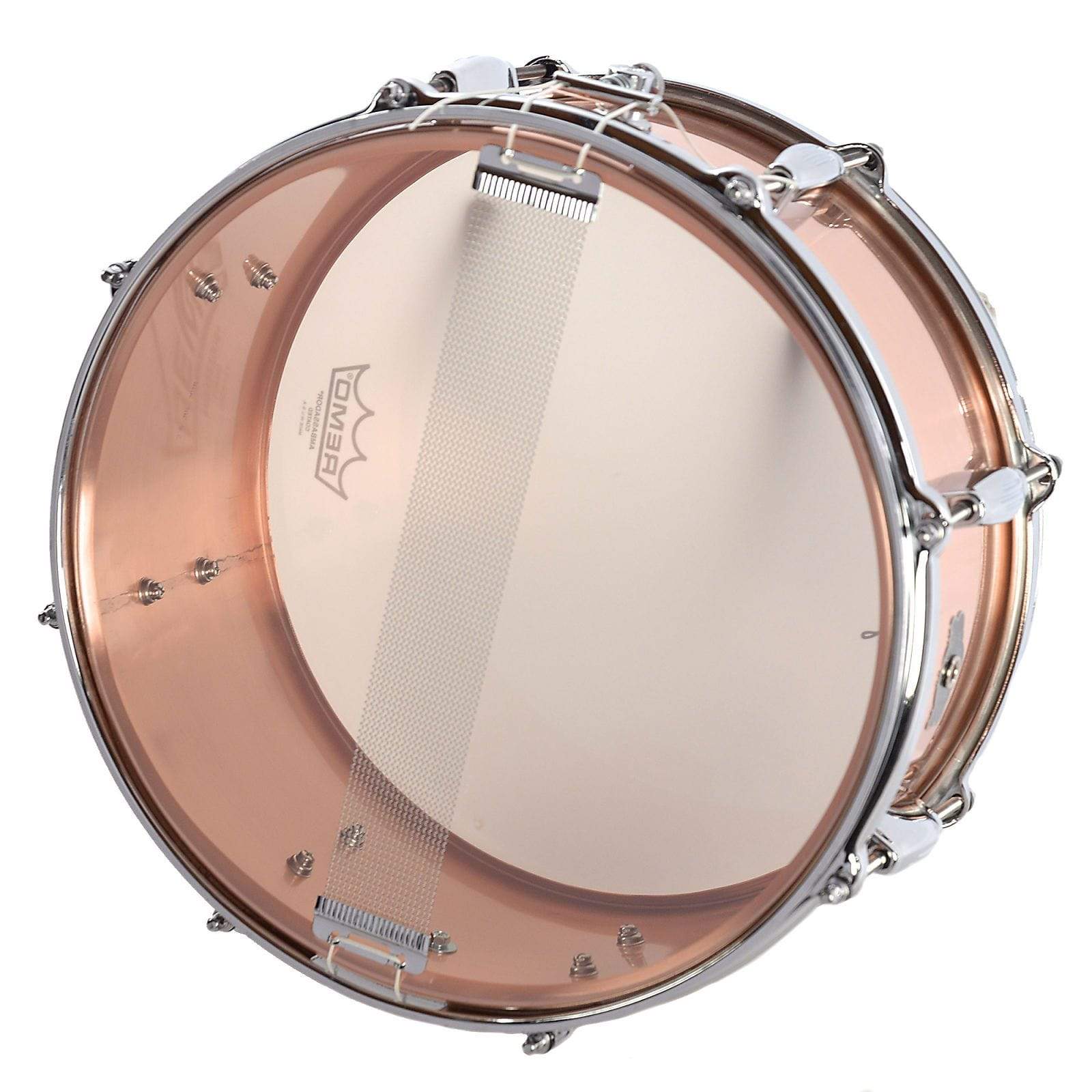 George Way 6.5x14 The Elkhart Medium Weight Copper Snare Drum w/Triple Flange Hoops Polished Finish Drums and Percussion / Acoustic Drums / Snare