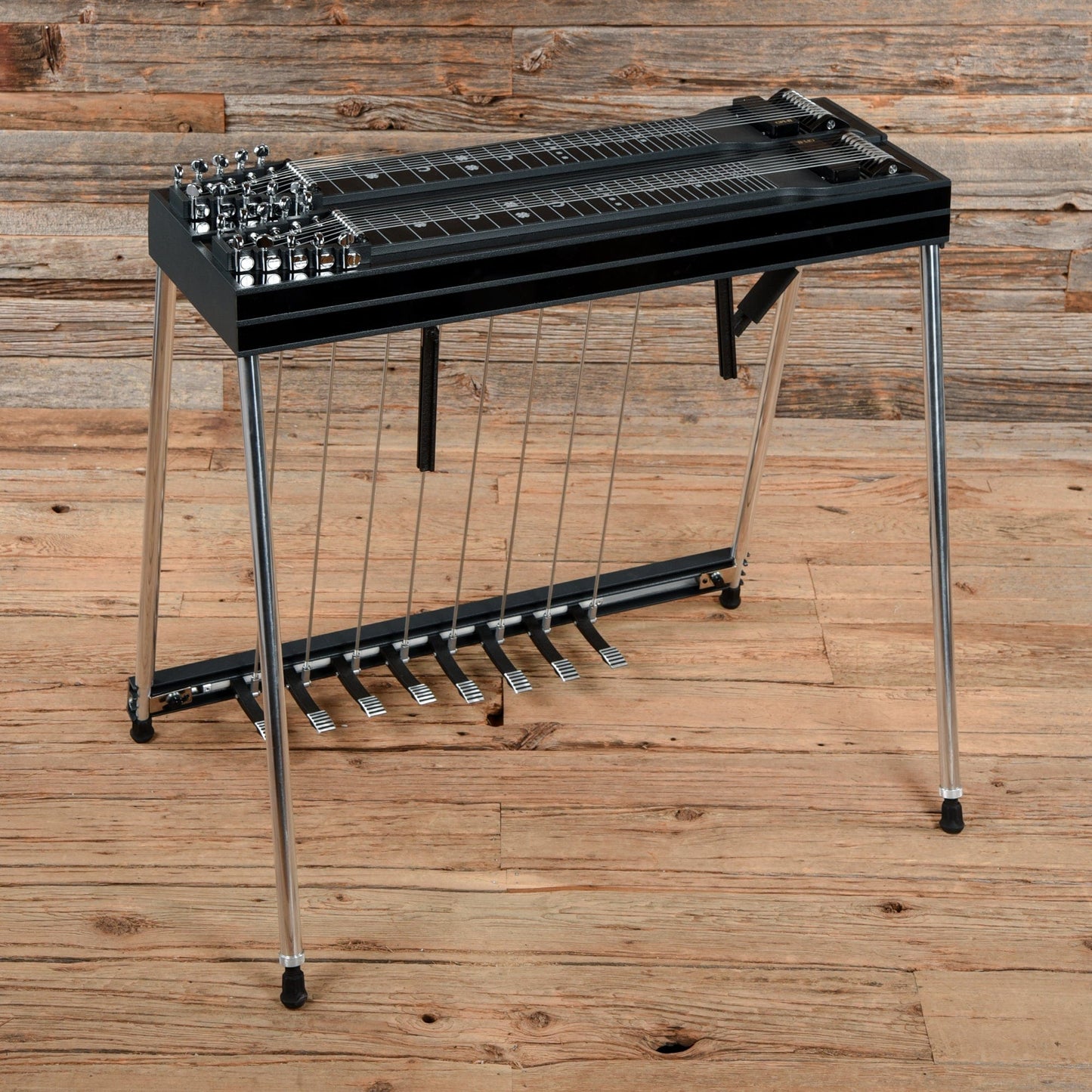 cheap pedal steel guitar GFI Musical Products Expo D-10 E Double Neck 10-String Pedal Steel – Chicago Music Exchange