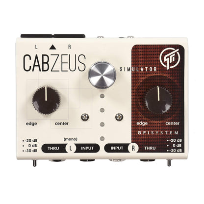 speaker simulator pedal GFI System Cabzeus Simulator/DI Pedal – Chicago Music Exchange