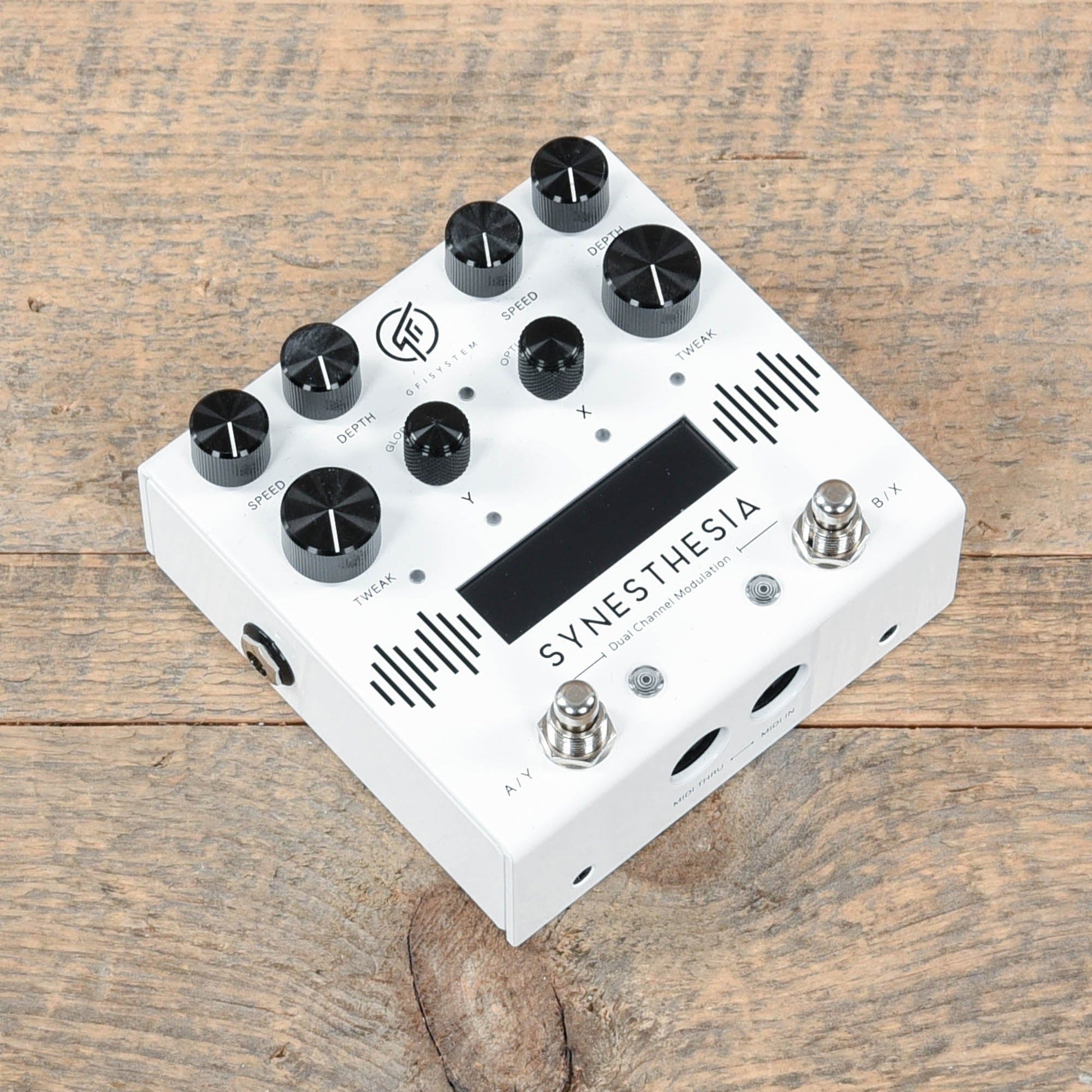 multi effect modulation pedal GFI System Custom White Synesthesia Multi-Modulation Pedal – Chicago Music Exchange