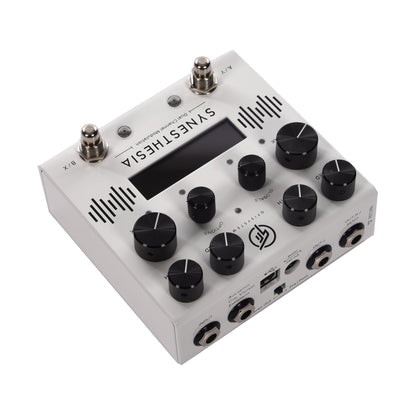 GFI System Custom White Synesthesia Multi-Modulation Pedal