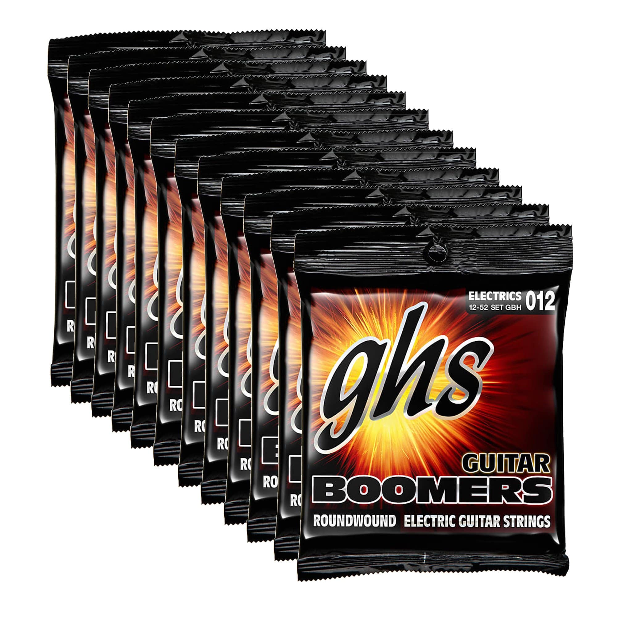 GHS GBH Boomers 12-52 12 Pack Bundle Accessories / Strings / Guitar Strings