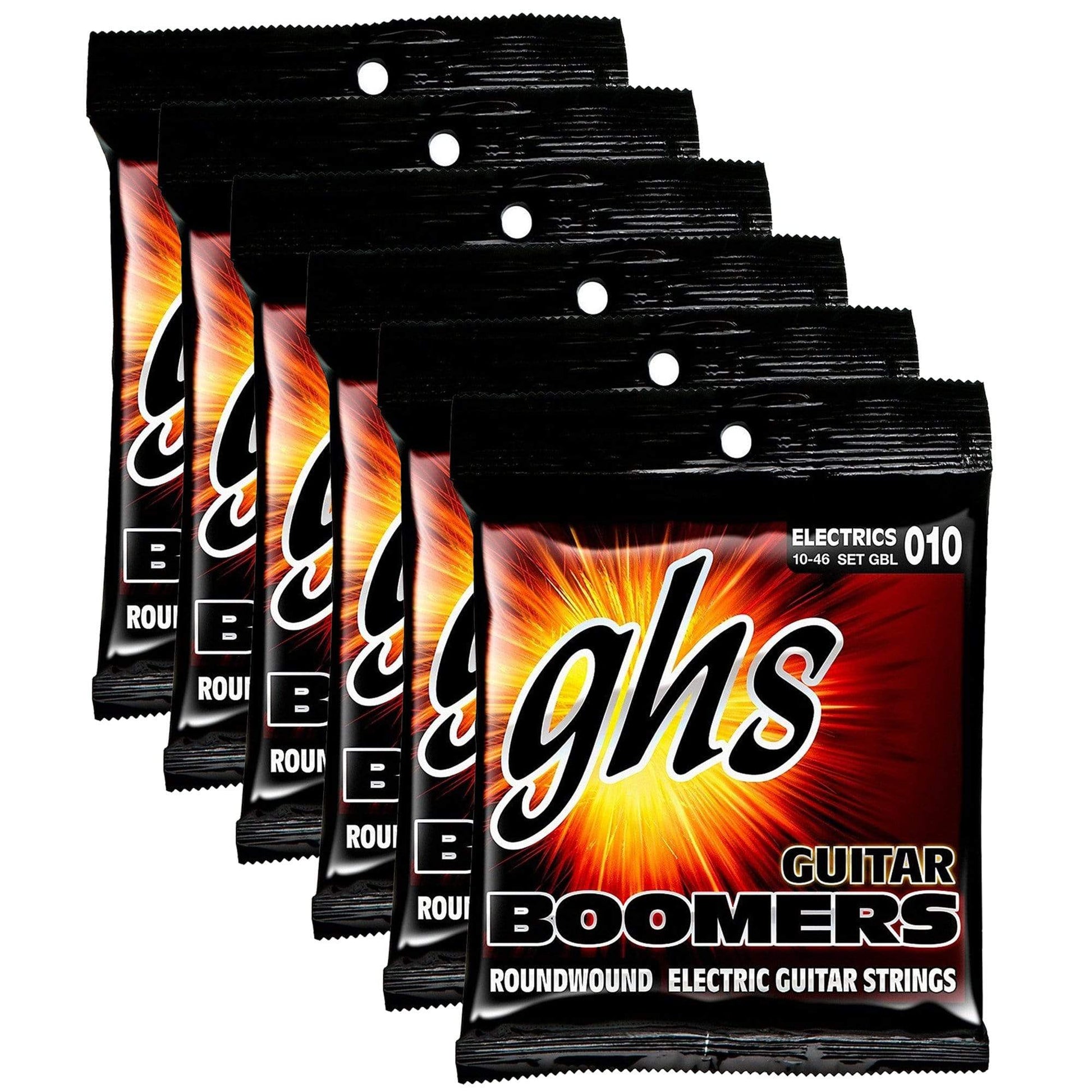 GHS GBL Boomers 10-46 (6 Pack Bundle) Accessories / Strings / Guitar Strings