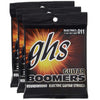 GHS GBM Boomers 11-50 (3 Pack Bundle) Accessories / Strings / Guitar Strings