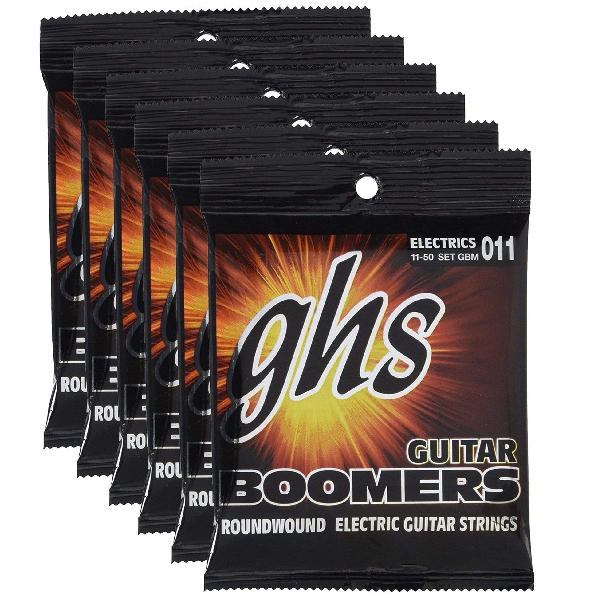 GHS GBM Boomers 11-50 (6 Pack Bundle) Accessories / Strings / Guitar Strings