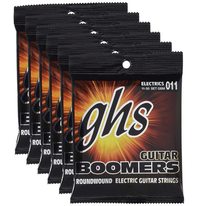 GHS GBM Boomers 11-50 (6 Pack Bundle) Accessories / Strings / Guitar Strings