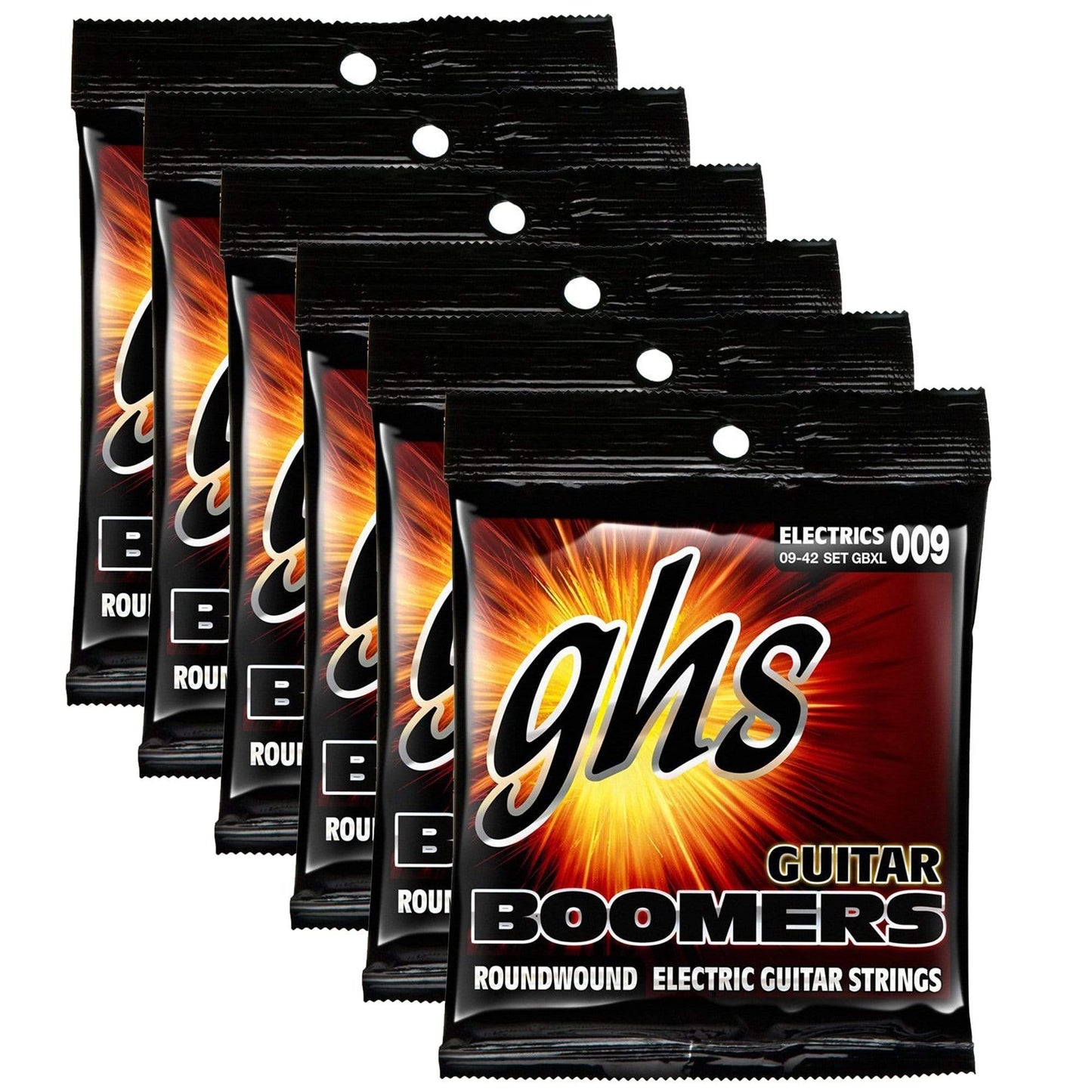 GHS GBXL Boomers 9-42 (6 Pack Bundle) Accessories / Strings / Guitar Strings