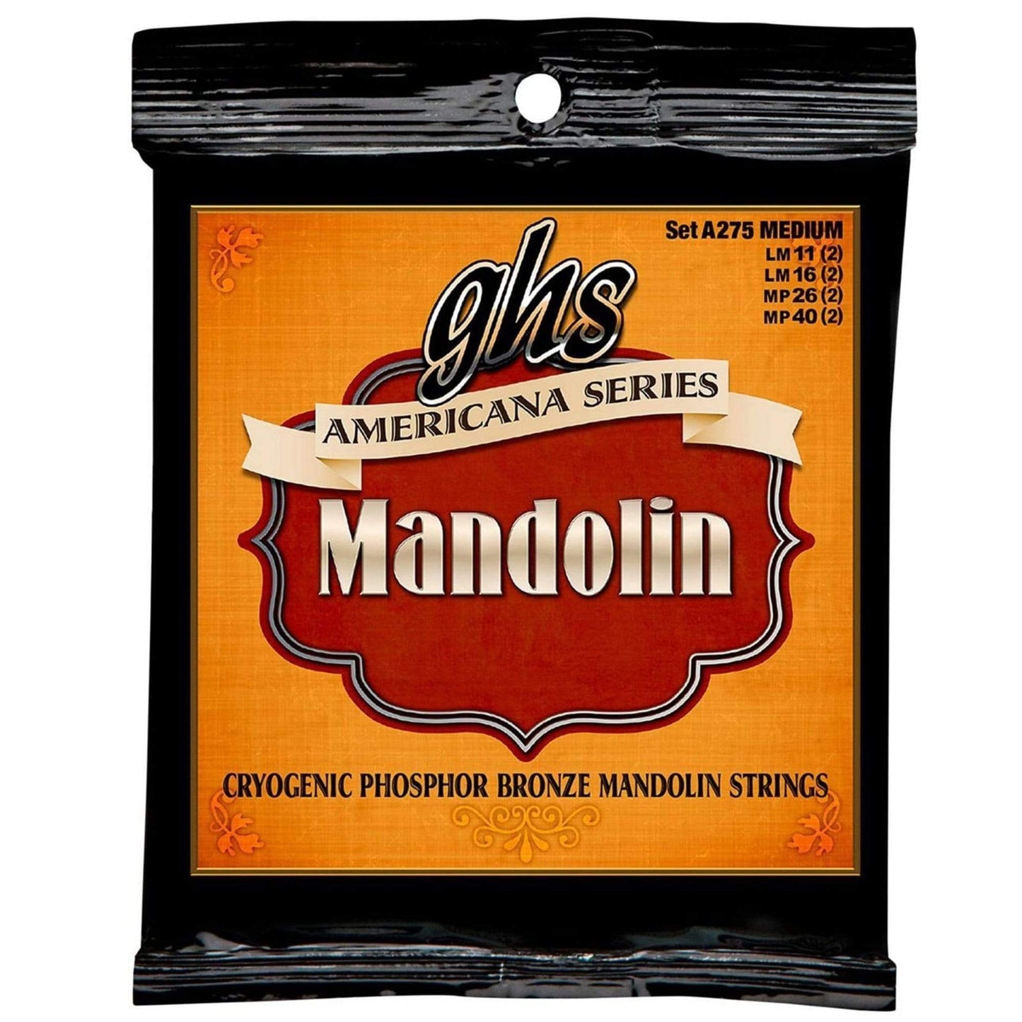 GHS Americana Series Mandolin Strings Medium 11-40 (3 Pack Bundle) Accessories / Strings / Mandolin Strings