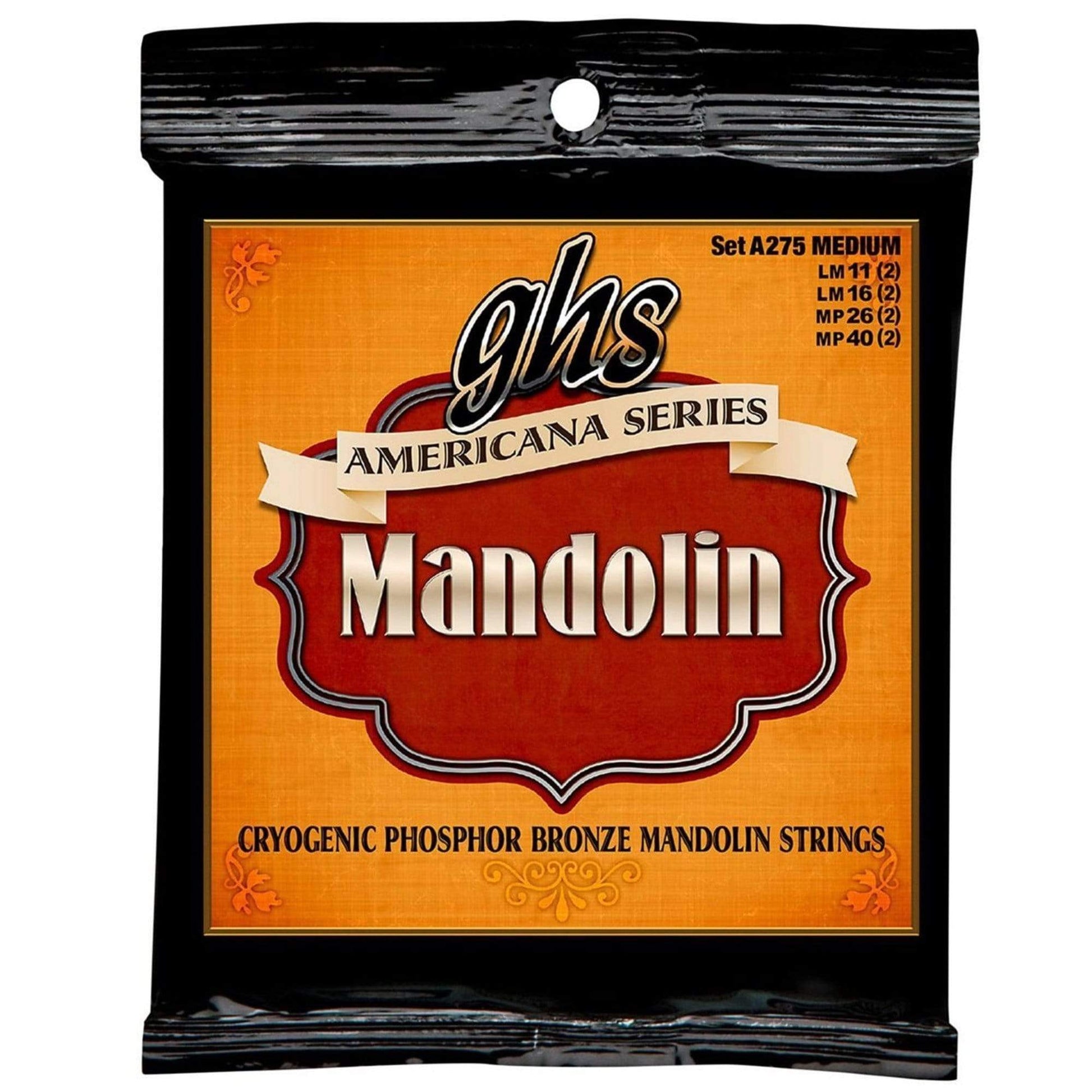 GHS Americana Series Mandolin Strings Medium 11-40 (3 Pack Bundle) Accessories / Strings / Mandolin Strings