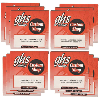GHS Electric Lap Steel Strings C6 Tuning 15-36 (12 Pack Bundle) Accessories / Strings / Other Strings