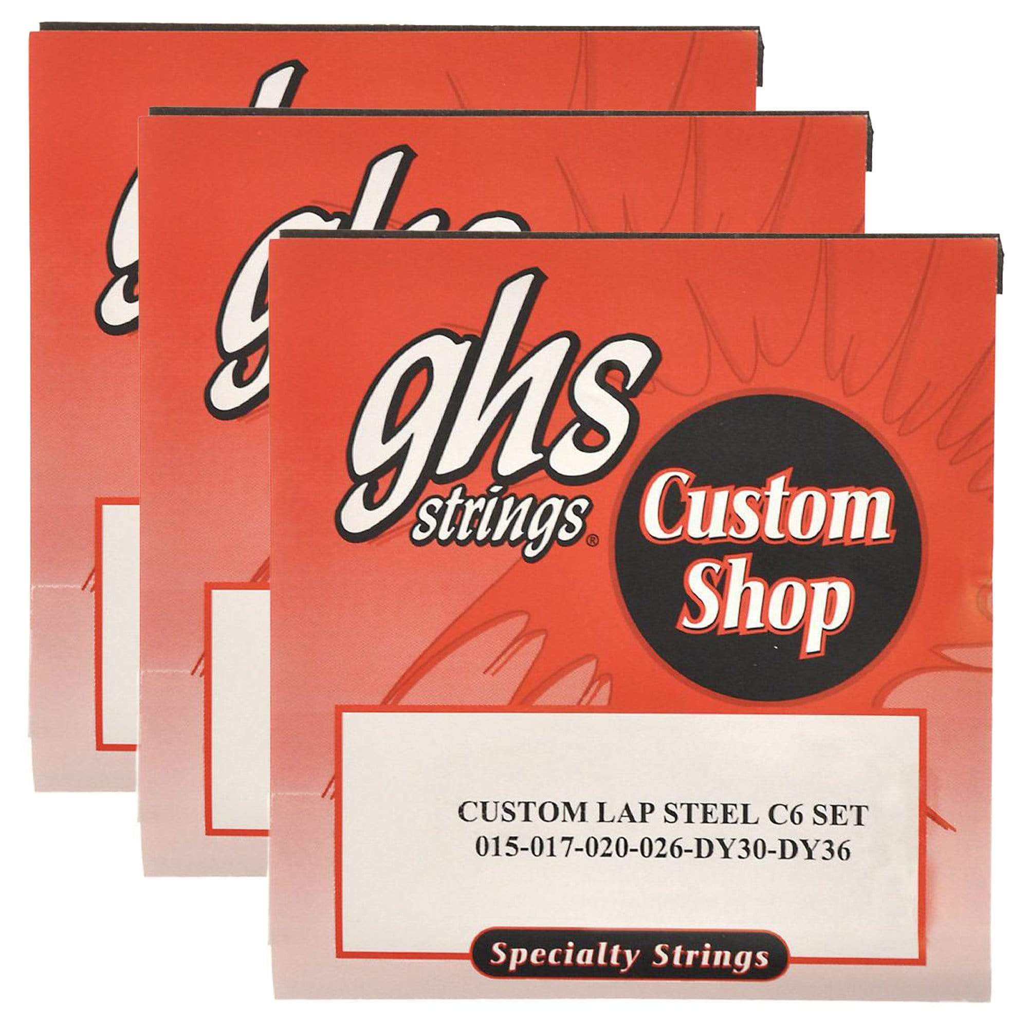 String Steel 3g GHS Electric Lap Steel Strings C6 Tuning 15-36 (3 Pack Bundle ...