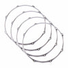 Gibraltar 14" 8 Lug 2.3mm Steel Snare Side Hoop (4 Pack Bundle) Drums and Percussion / Parts and Accessories / Drum Parts
