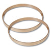 Gibraltar 22" Wood Bass Drum Hoop Natural Maple (2 Pack Bundle) Drums and Percussion / Parts and Accessories / Drum Parts