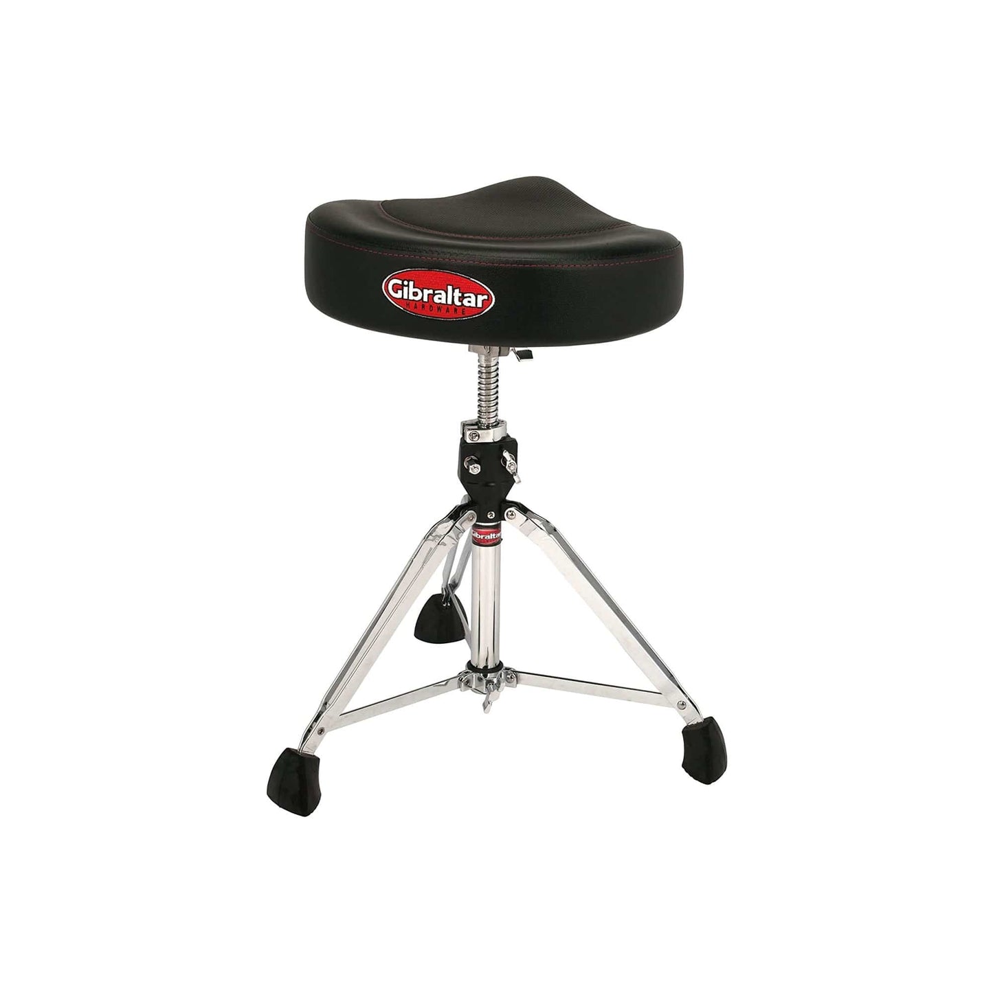 Gibraltar 96082T 2 Tone Motorcycle Style Drum Throne (All Black) Drums and Percussion / Parts and Accessories / Thrones