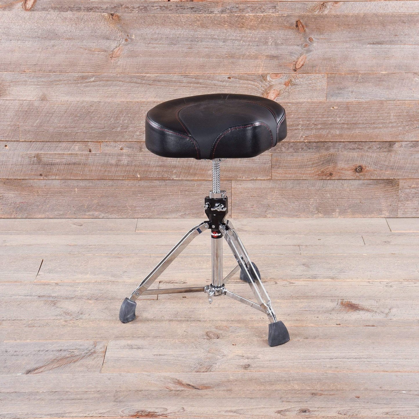 Gibraltar 96082T 2 Tone Motorcycle Style Drum Throne (All Black) Drums and Percussion / Parts and Accessories / Thrones