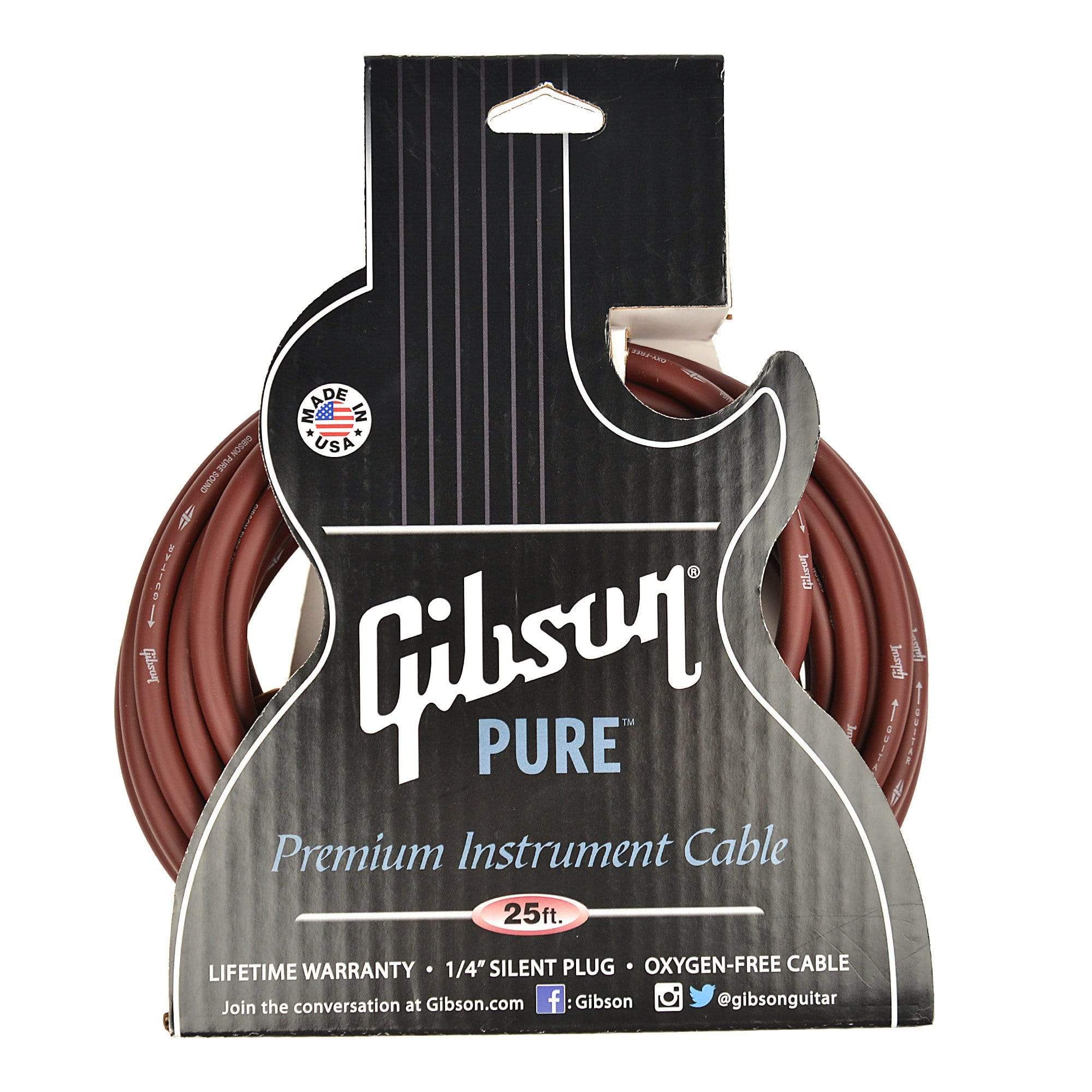Gibson Vintage Original Guitar / Instrument Cable (20 ft)