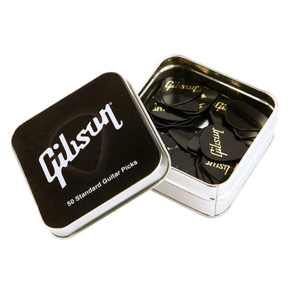 Gibson Gear Pick Tin/Pack of 50 Thin Accessories / Picks