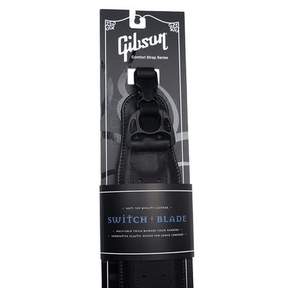Gibson The Switchblade Premium Guitar Strap - Black Accessories / Straps