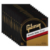 Gibson Coated 80/20 Bronze Acoustic Guitar Strings Light 12 Pack Bundle Accessories / Strings / Guitar Strings