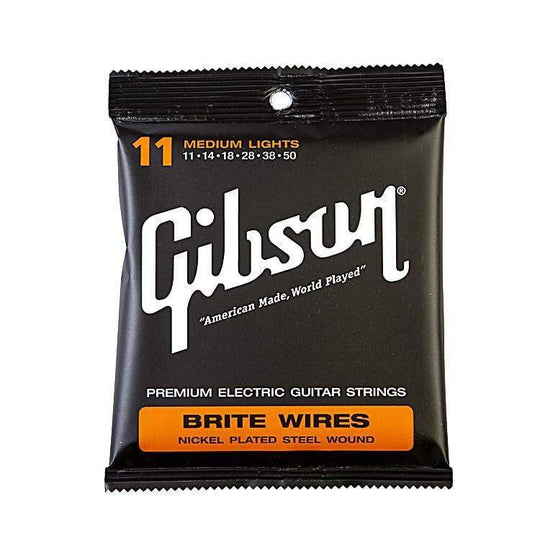Gibson Gear Brite Wires Electric Guitar Strings Medium Light 11-50 Accessories / Strings / Guitar Strings