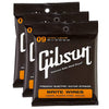 Gibson Gear Brite Wires Electric Guitar Strings Ultra Light 9-42 (3 Pack Bundle) Accessories / Strings / Guitar Strings