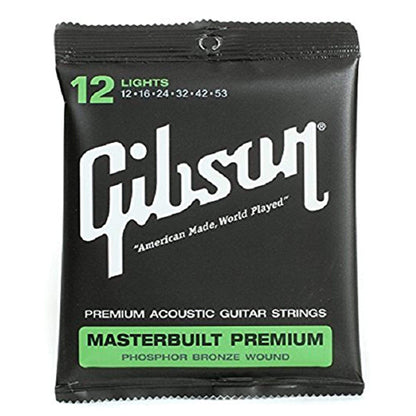 Gibson Gear J-200 Phosphor Bronze Acoustic Guitar Strings 12-53 (6 Pack Bundle) Accessories / Strings / Guitar Strings