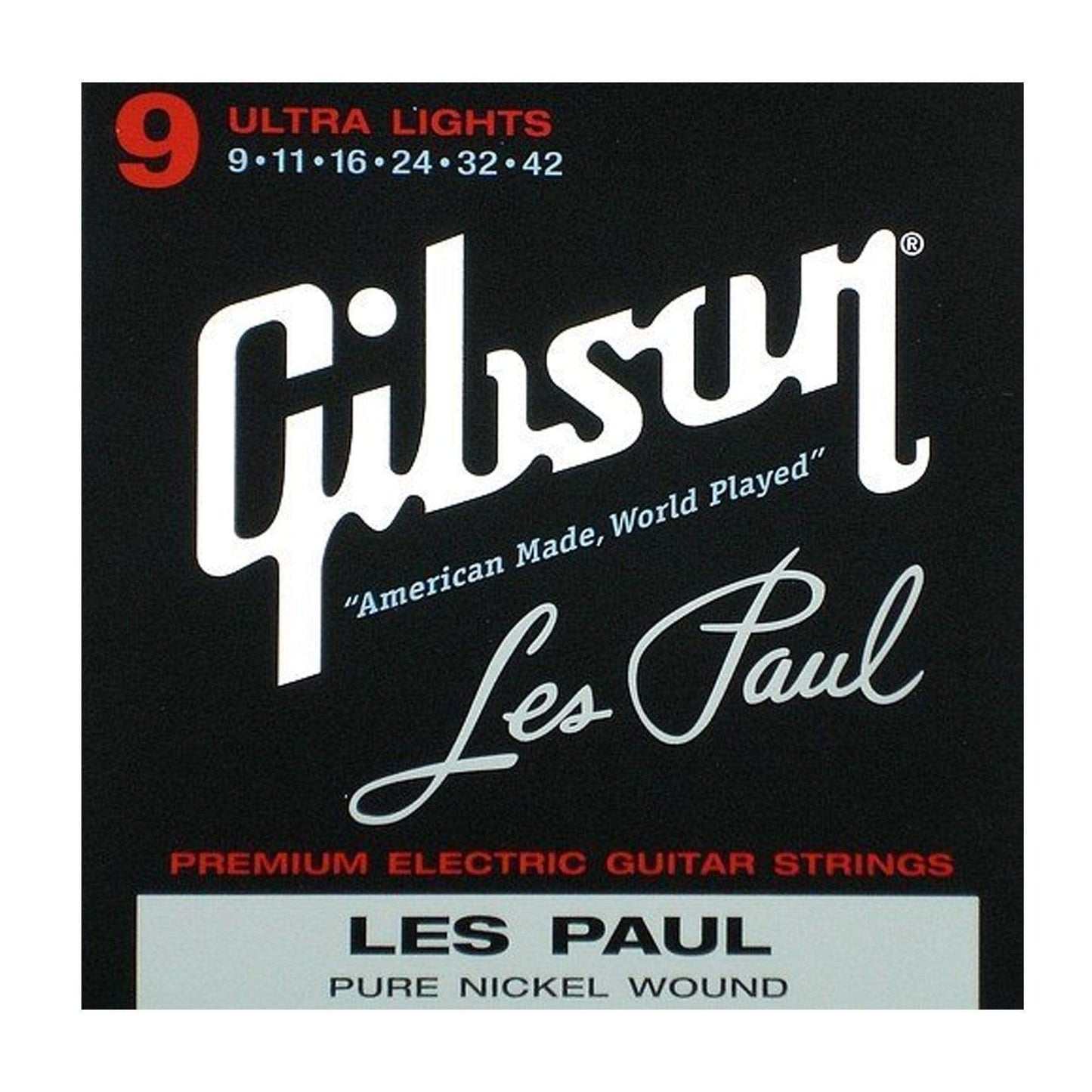 Gibson Gear Les Paul Electric Guitar Strings 9-42 (3 Pack Bundle) Accessories / Strings / Guitar Strings