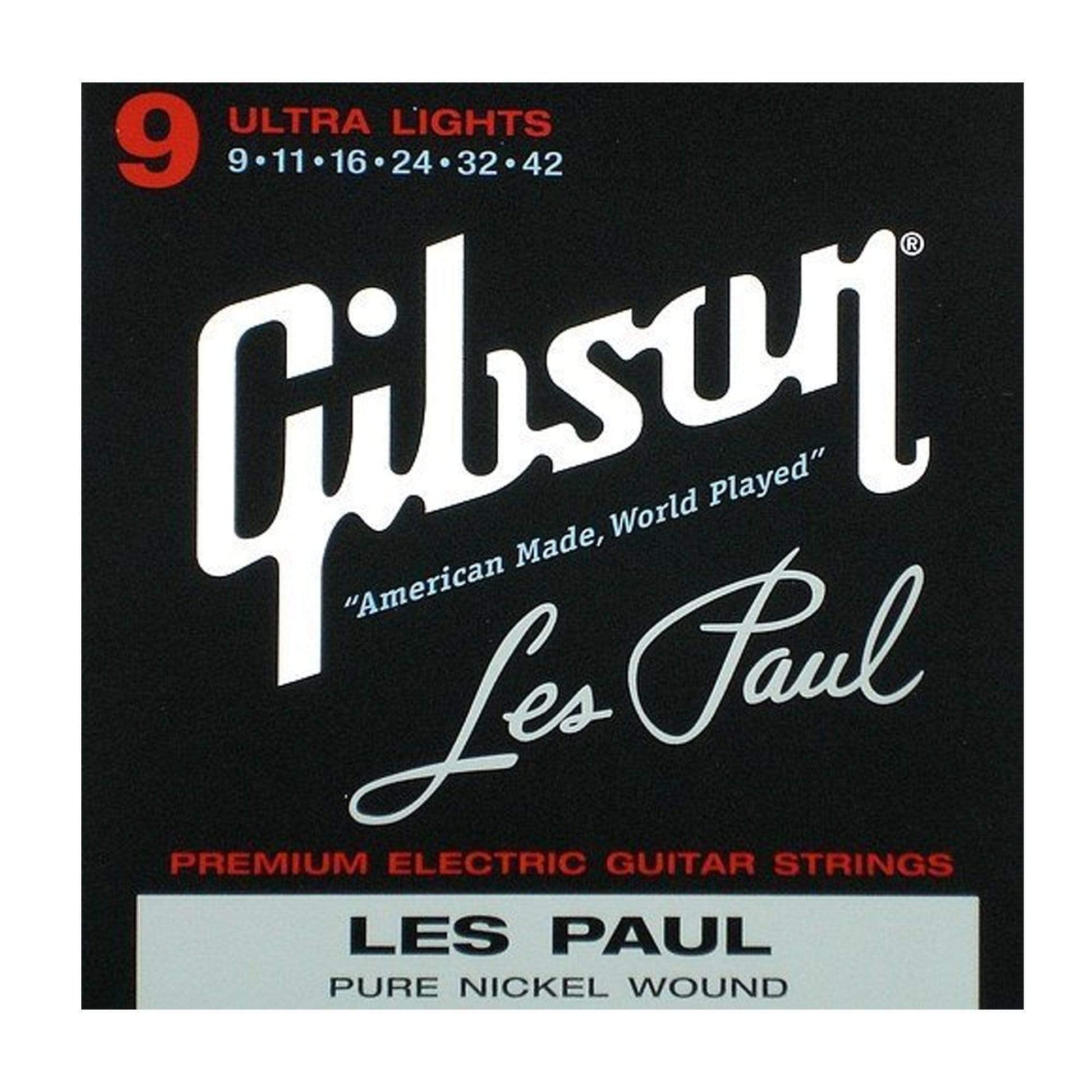 Gibson Gear Les Paul Electric Guitar Strings 9-42 (3 Pack Bundle) Accessories / Strings / Guitar Strings