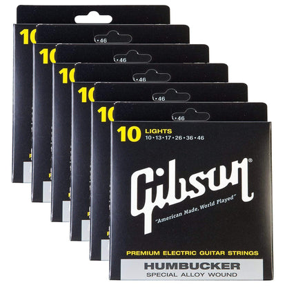 Gibson Gear Special Alloy Humbucker Electric Guitar Strings Light 10-46 (6 Pack Bundle) Accessories / Strings / Guitar Strings