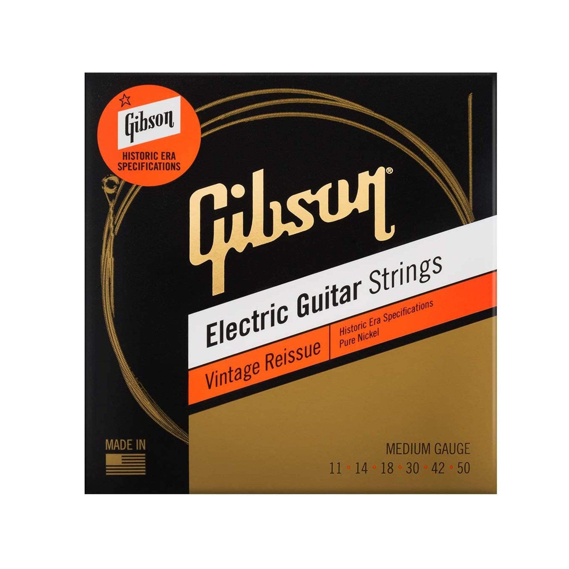 Gibson Vintage Reissue Electric Guitar Strings Medium Gauge 11-50 Accessories / Strings / Guitar Strings