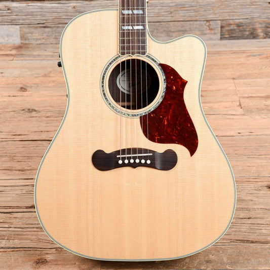 Gibson Montana Songwriter Studio Cutaway Antique Natural w/Hardshell Case Acoustic Guitars / Built-in Electronics
