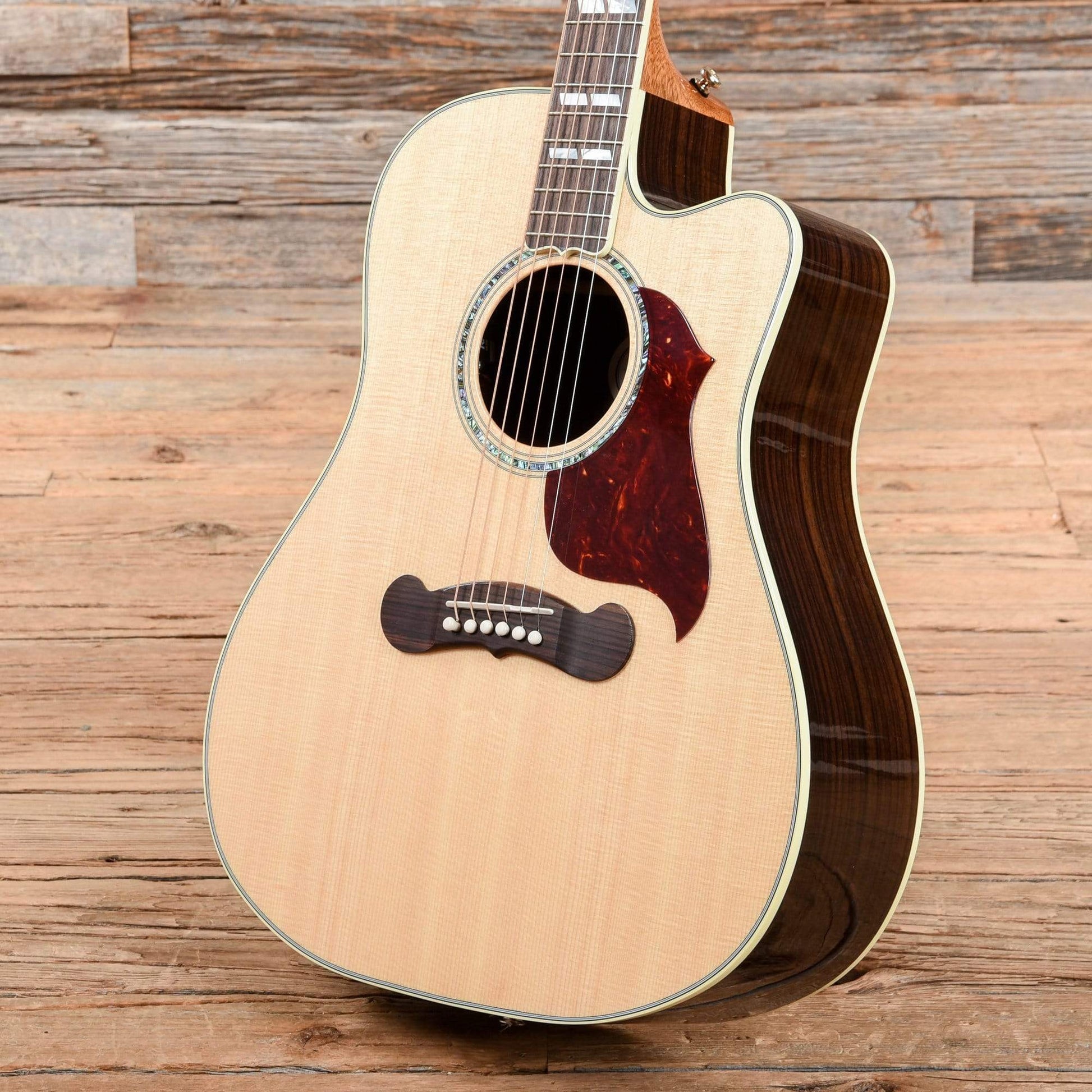 Gibson Montana Songwriter Studio Cutaway Antique Natural w/Hardshell Case Acoustic Guitars / Built-in Electronics