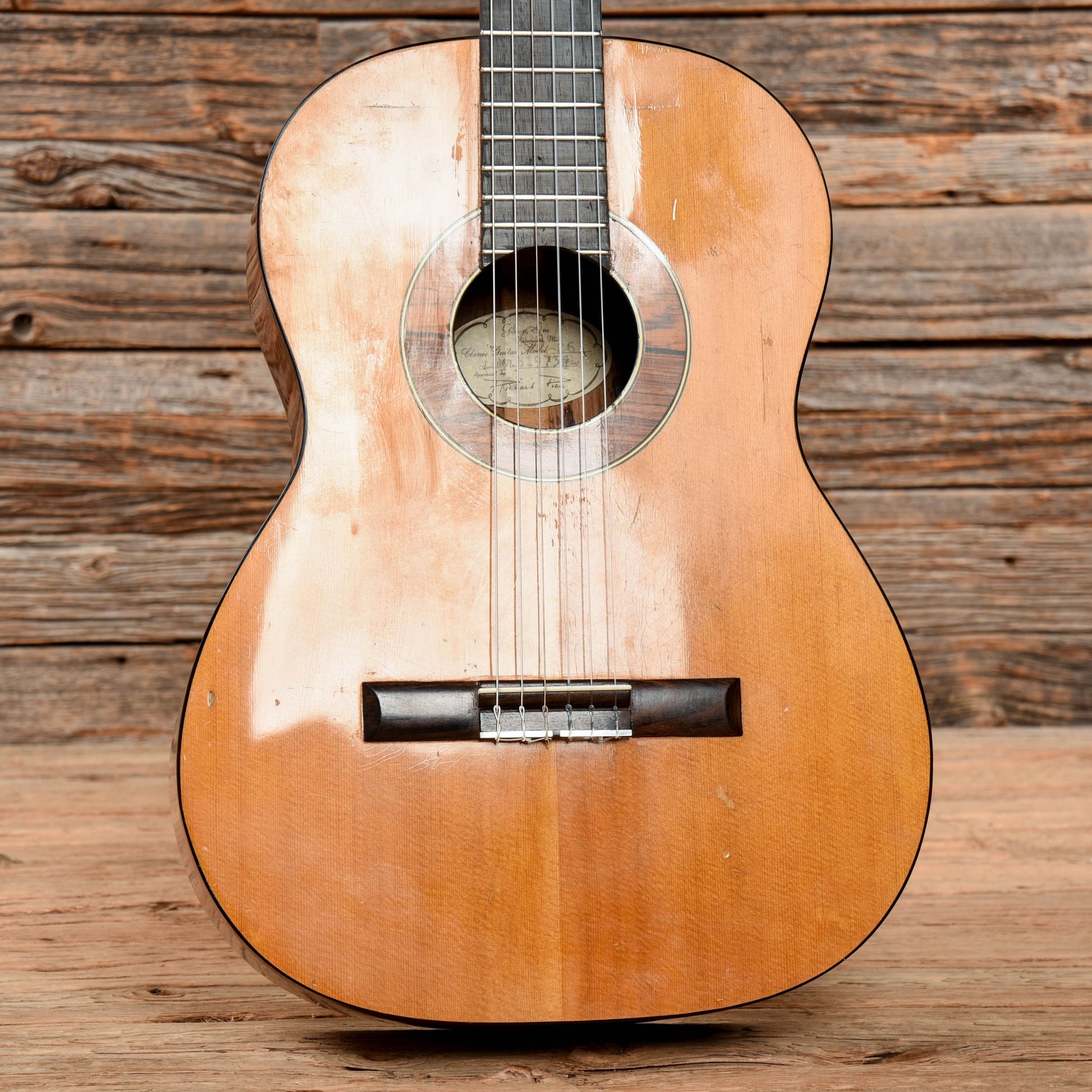 Gibson C-6 "Richard Pick" Natural 1963 Acoustic Guitars / Classical