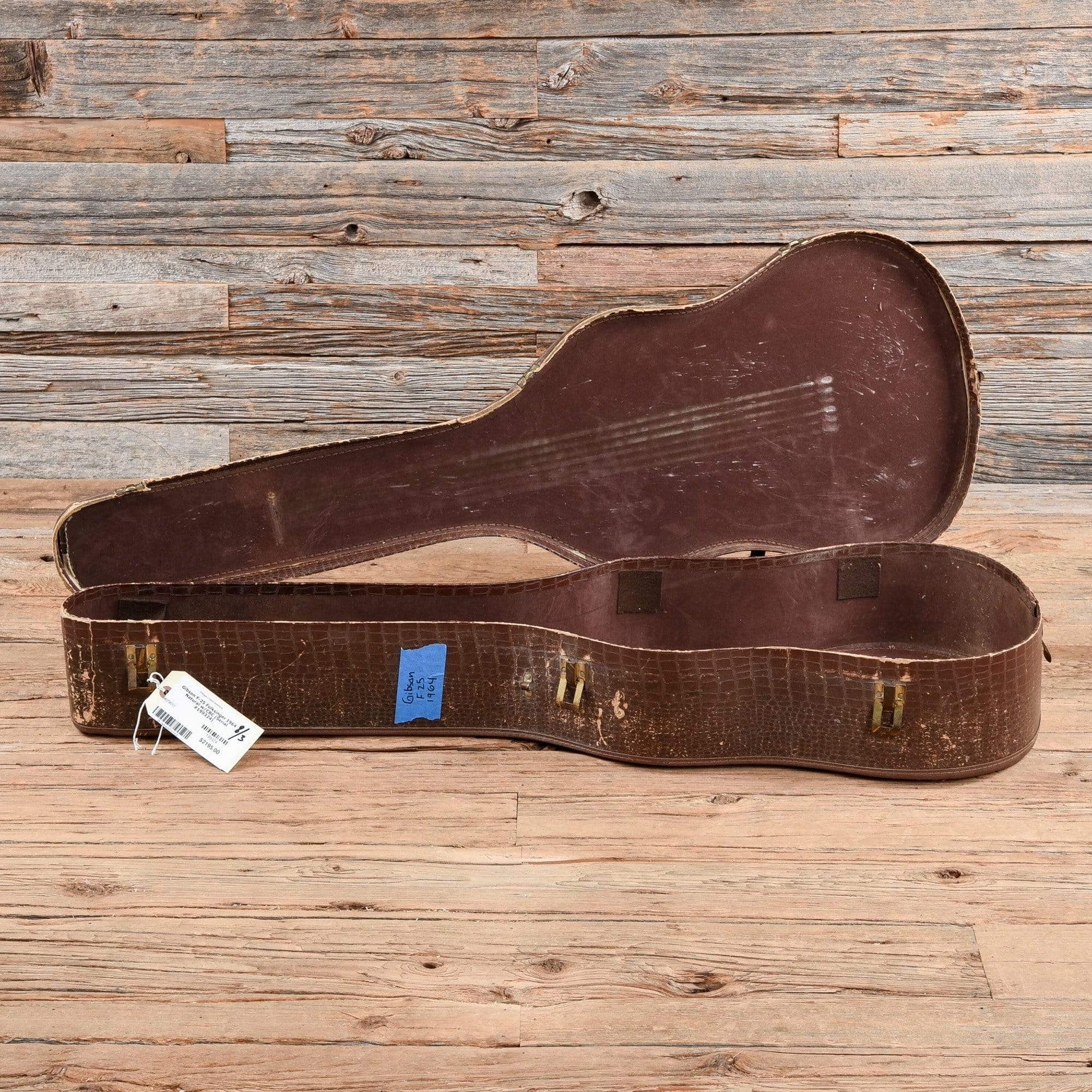 Gibson F-25 Folksinger Natural 1964 Acoustic Guitars / Concert