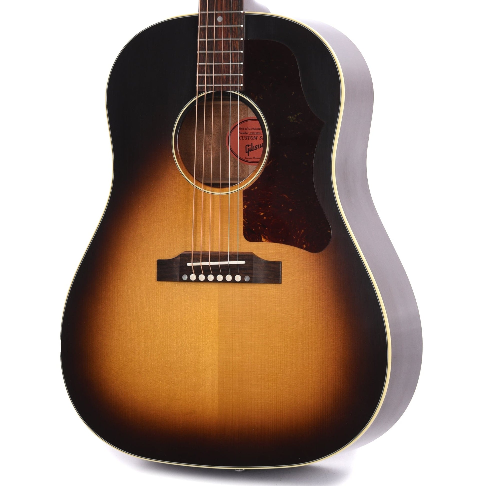 Gibson 50's J-45 Original Vintage Sunburst Tight Burst Adirondack Spruce VOS Acoustic Guitars / Dreadnought