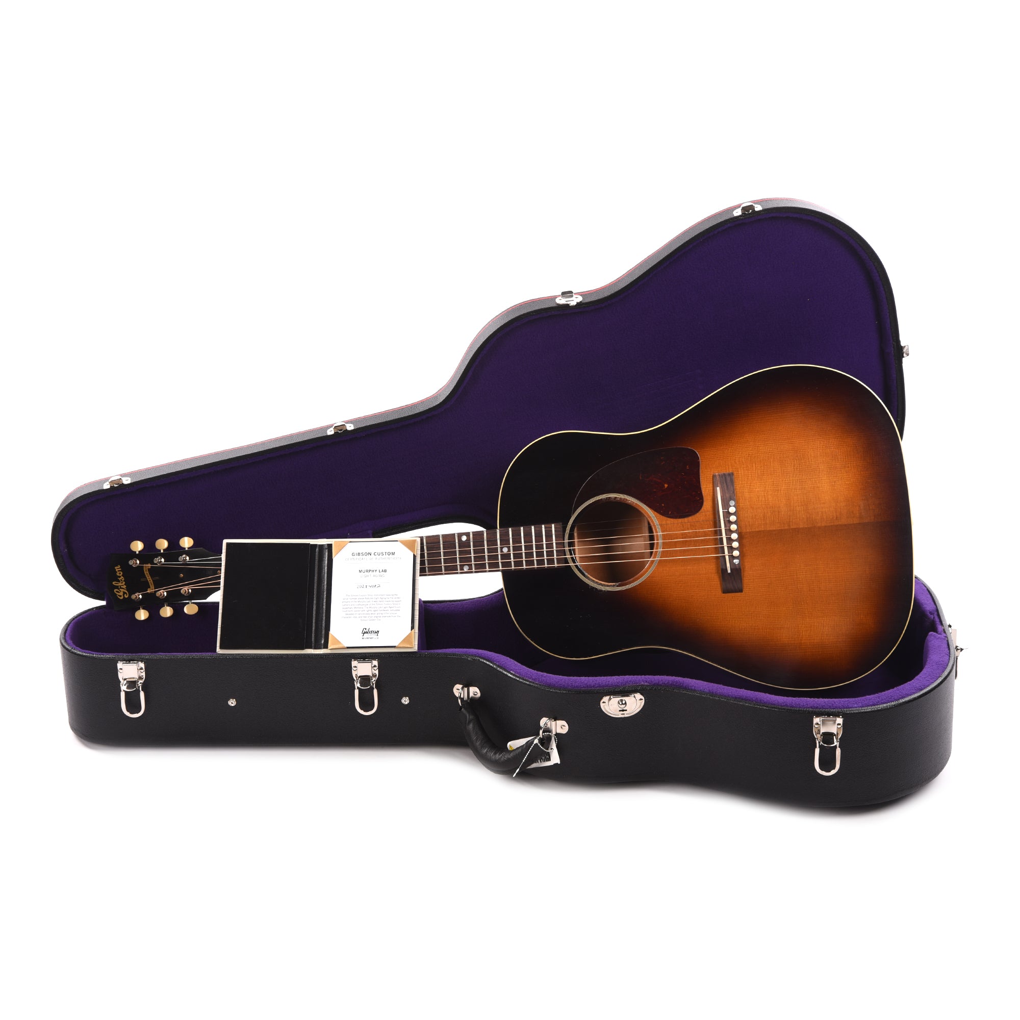 Gibson Custom Shop 1942 Banner J-45 Vintage Sunburst Murphy Lab Light Aged Acoustic Guitars / Dreadnought