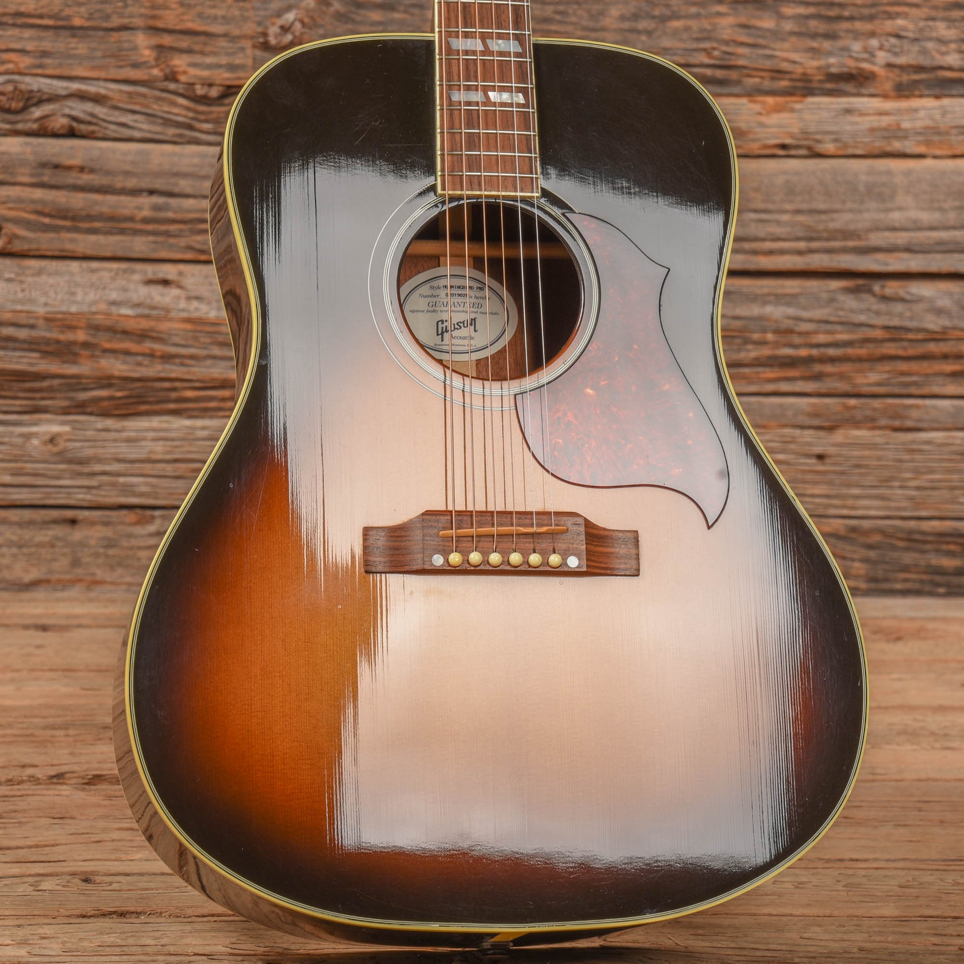 Gibson Hummingbird Pro Sunburst 2009 Acoustic Guitars / Dreadnought