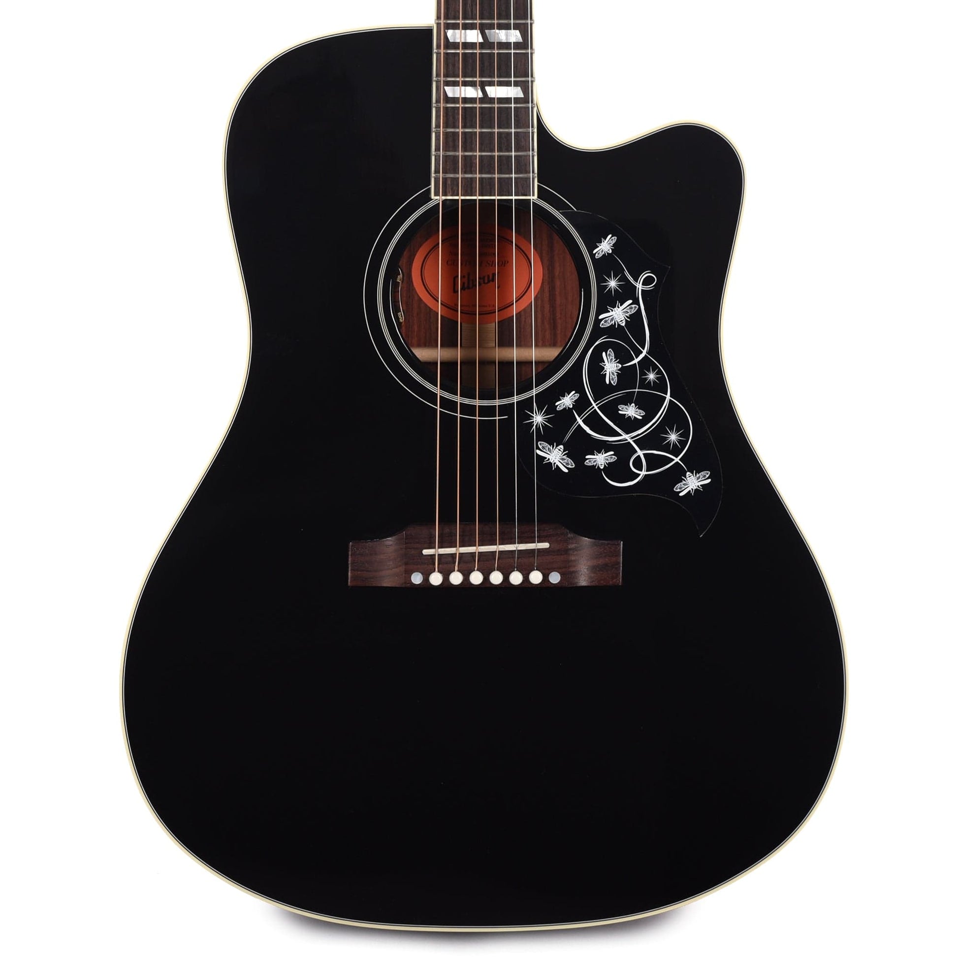 Gibson Jerry Cantrell Signature "Fire Devil" Songwriter Ebony Acoustic Guitars / Dreadnought