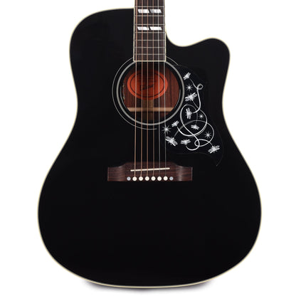 Gibson Jerry Cantrell Signature "Fire Devil" Songwriter Ebony Acoustic Guitars / Dreadnought