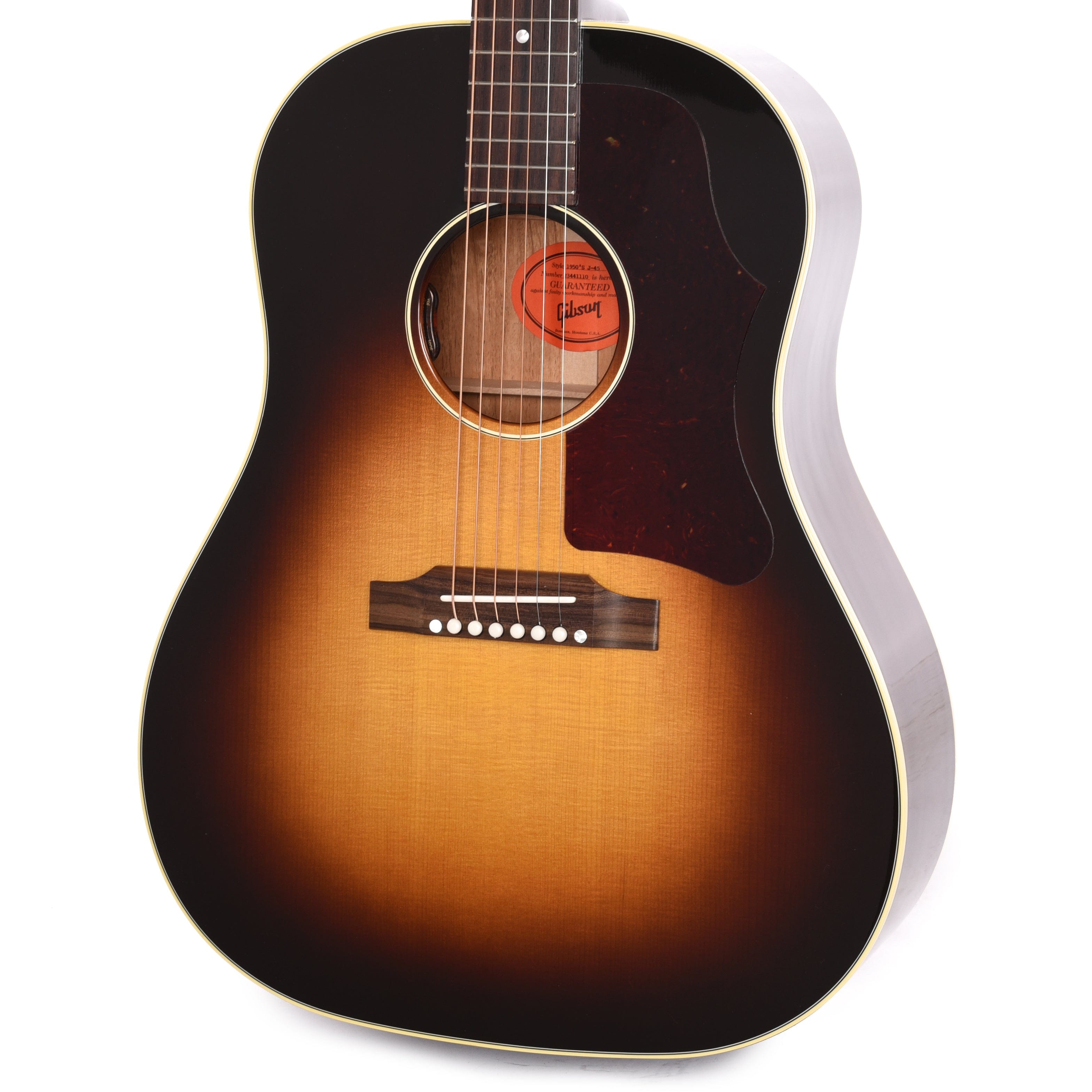 Gibson Montana '50s J-45 Original Vintage Sunburst Acoustic Guitars / Dreadnought