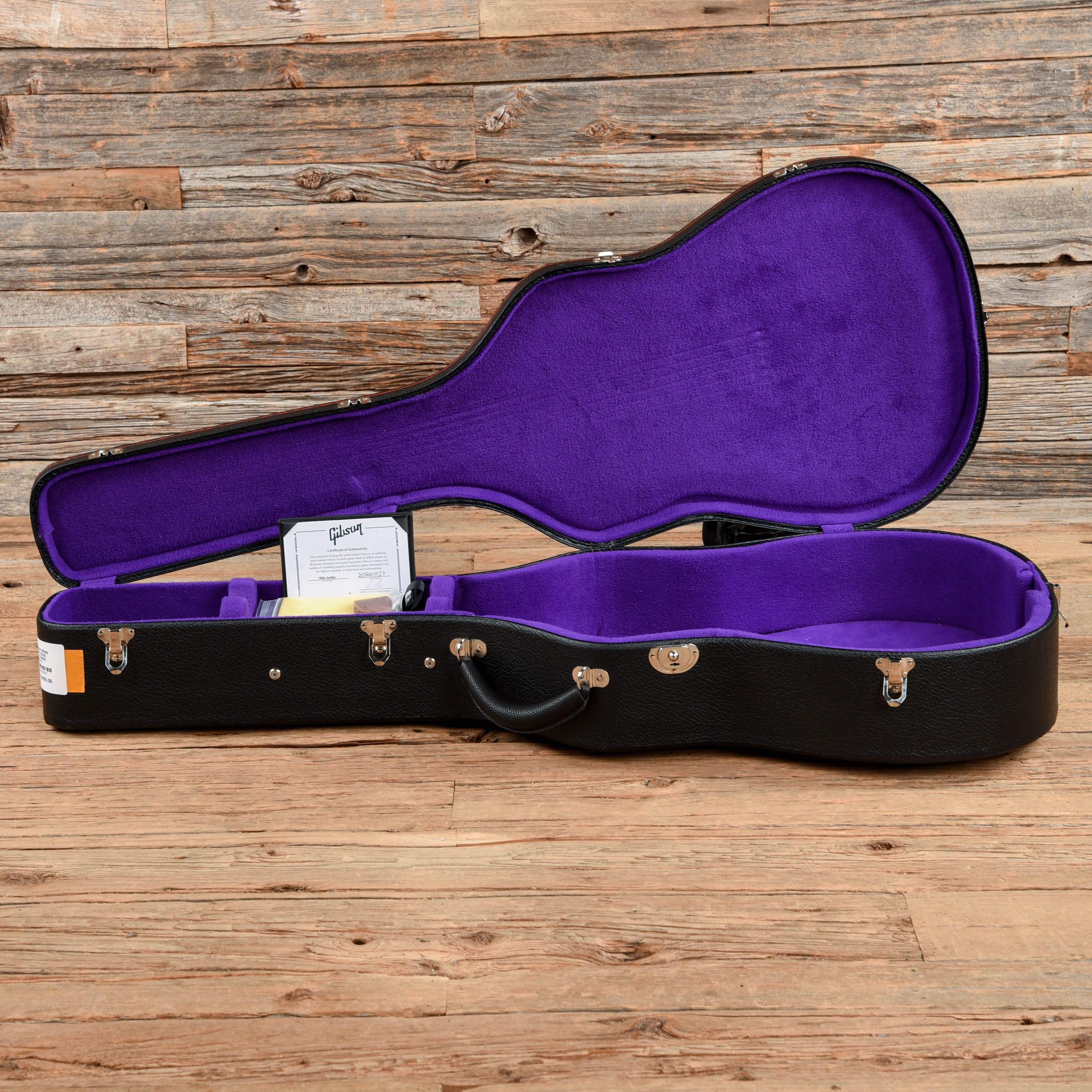 Gibson Montana Custom Shop Historic 1934 Jumbo Vintage Sunburst 2020 Acoustic Guitars / Dreadnought