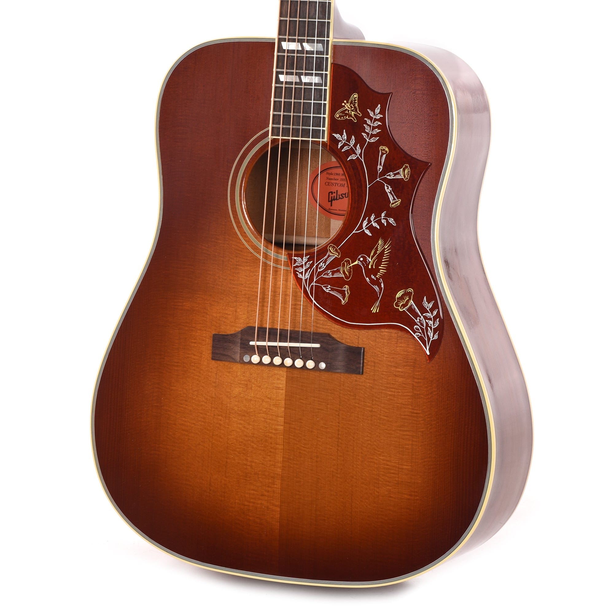 Gibson Montana Custom Shop Historic Reissue 1960 Hummingbird Fixed Bridge Heritage Cherry Sunburst Acoustic Guitars / Dreadnought
