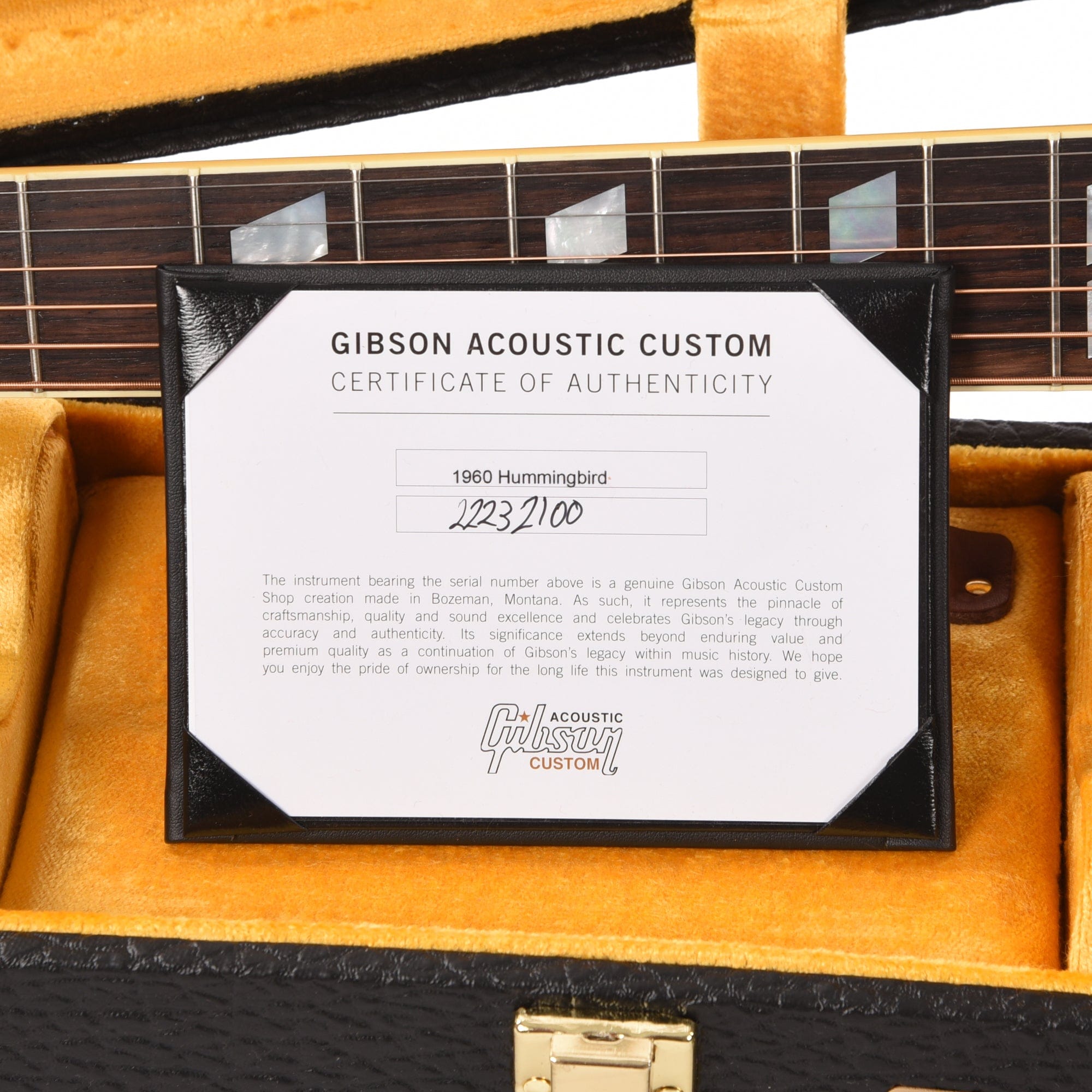 Gibson Montana Custom Shop Historic Reissue 1960 Hummingbird Fixed Bridge Heritage Cherry Sunburst Acoustic Guitars / Dreadnought
