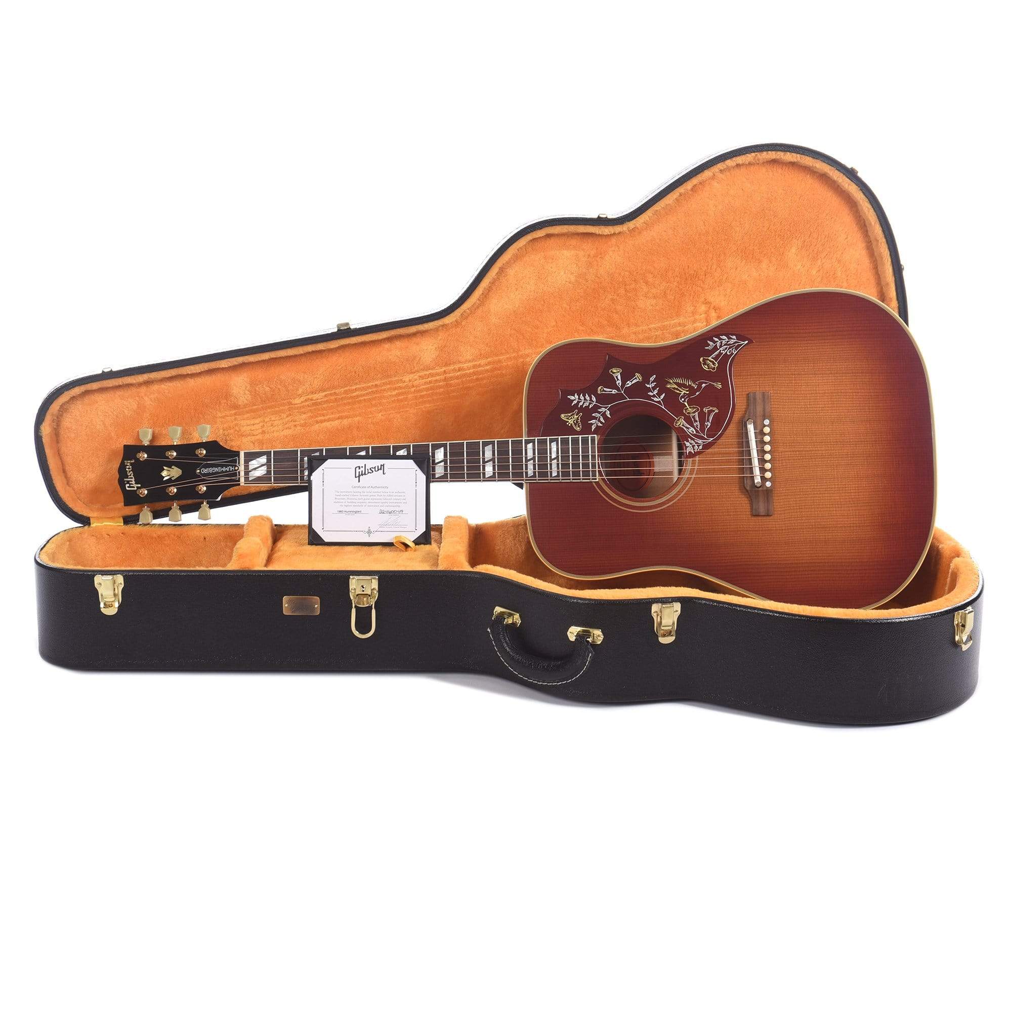 Gibson Montana Custom Shop Historic Reissue 1960 Hummingbird, Fixed Bridge Heritage Cherry Sunburst Acoustic Guitars / Dreadnought
