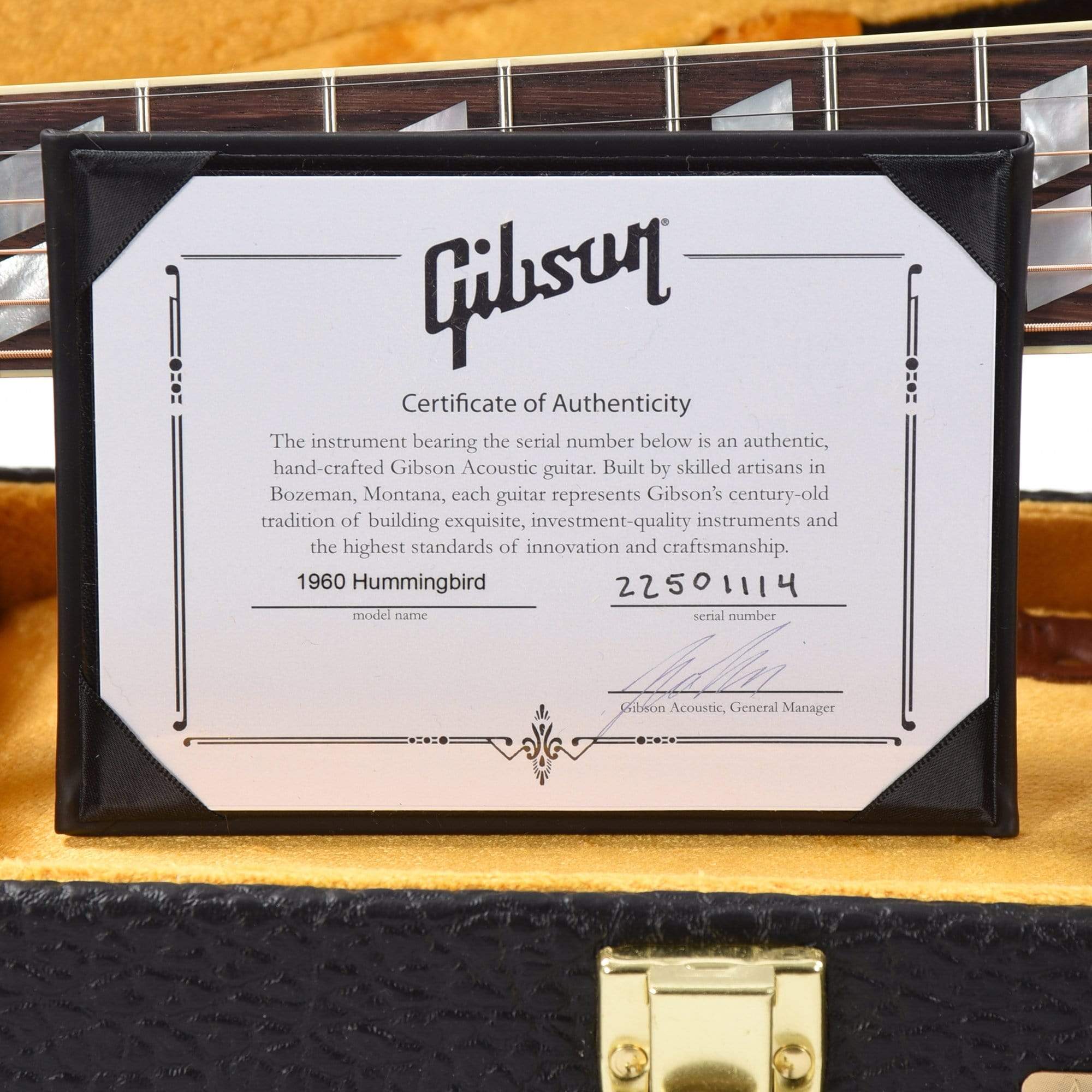 Gibson Montana Custom Shop Historic Reissue 1960 Hummingbird Fixed Bridge Heritage Cherry Sunburst Acoustic Guitars / Dreadnought