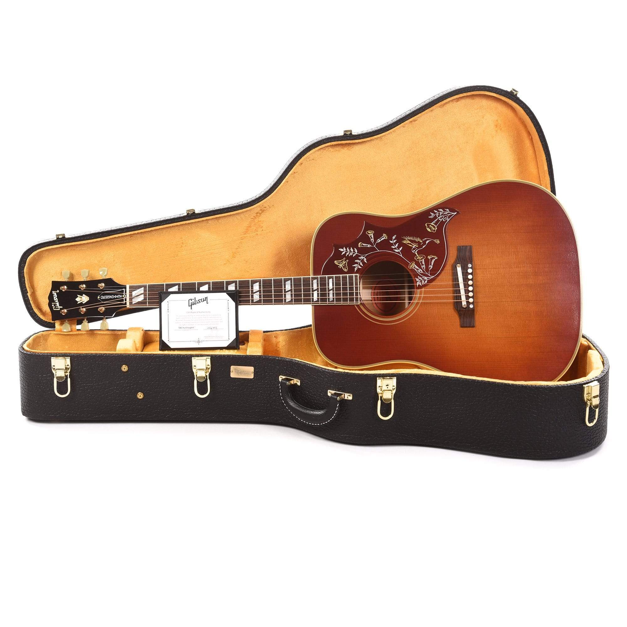 Gibson Montana Custom Shop Historic Reissue 1960 Hummingbird Heritage Cherry Sunburst w/Adjustable Saddle Acoustic Guitars / Dreadnought