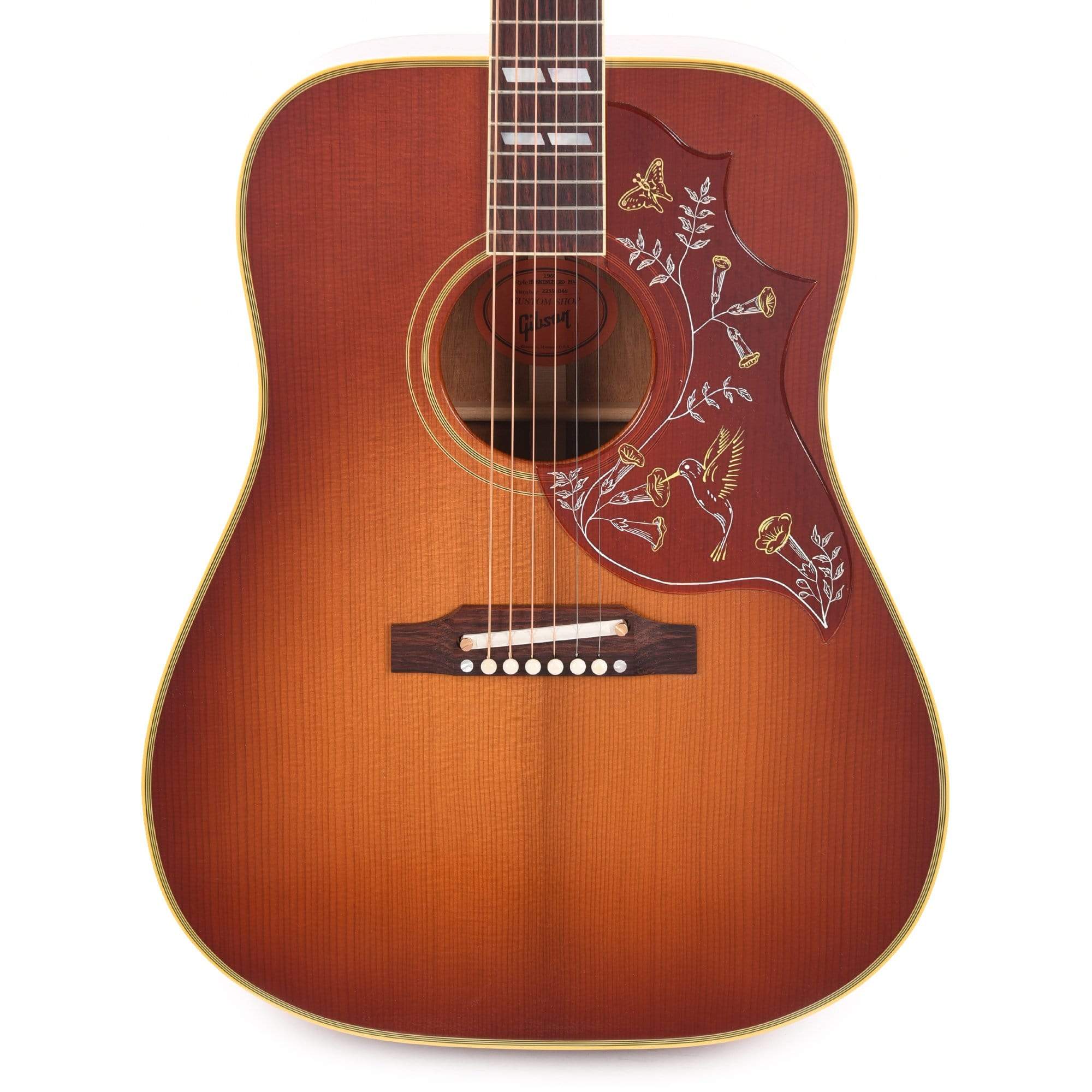 Gibson Montana Custom Shop Historic Reissue 1960 Hummingbird Heritage Cherry Sunburst w/Adjustable Saddle Acoustic Guitars / Dreadnought