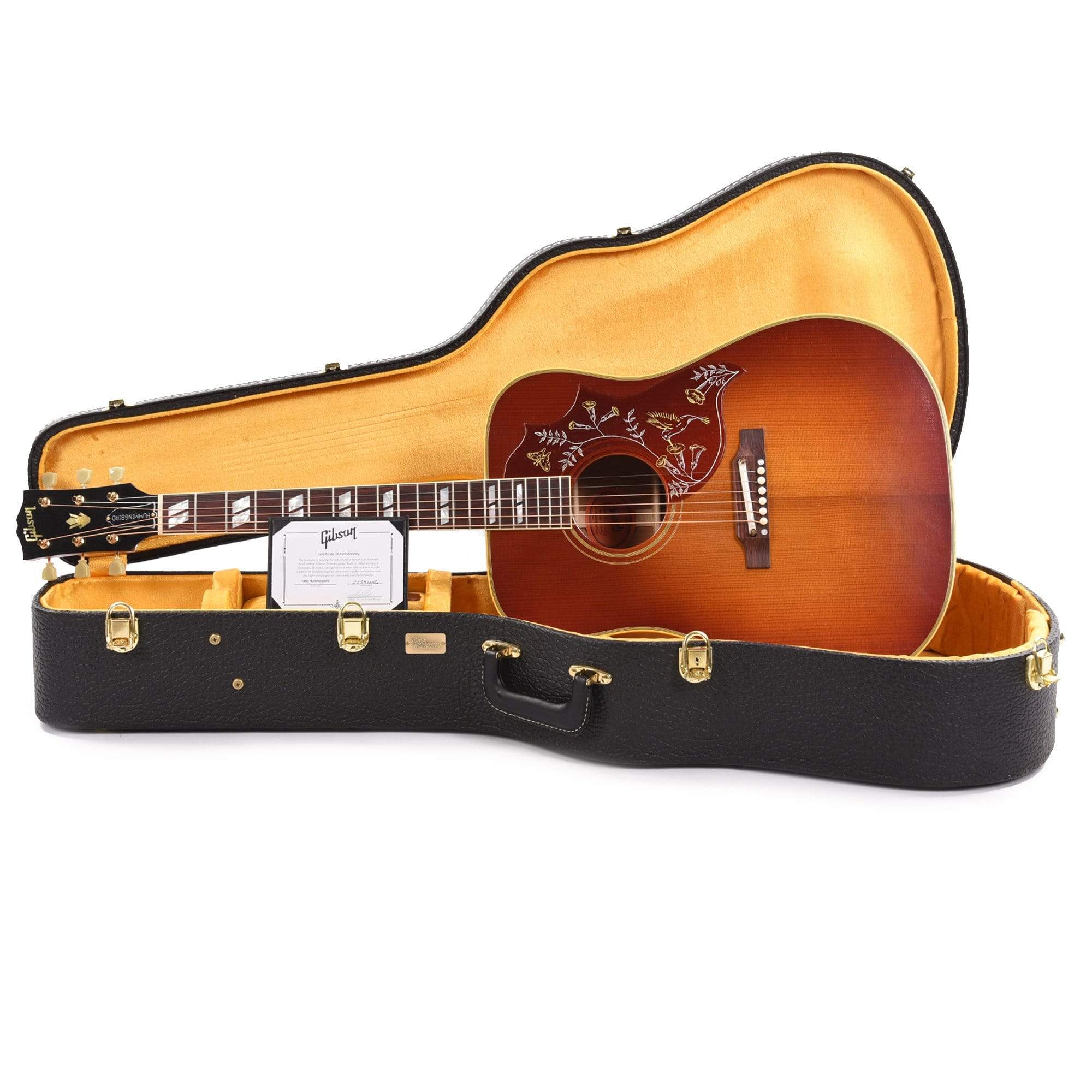 Gibson Montana Custom Shop Historic Reissue 1960 Hummingbird Heritage Cherry Sunburst w/Adjustable Saddle Acoustic Guitars / Dreadnought